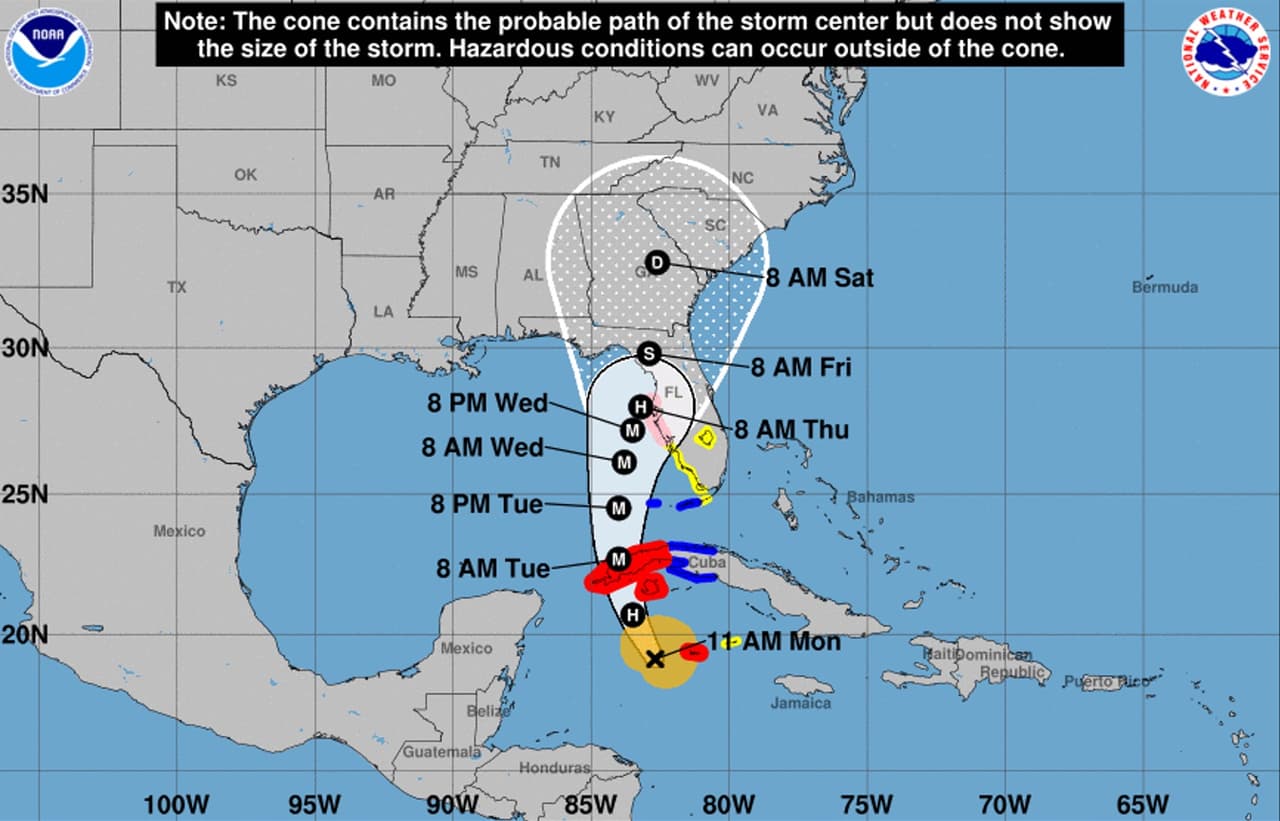 Georgia activa el Centro de Operaciones, esto es lo que se sabe del impacto del huracán Ian en el estado
