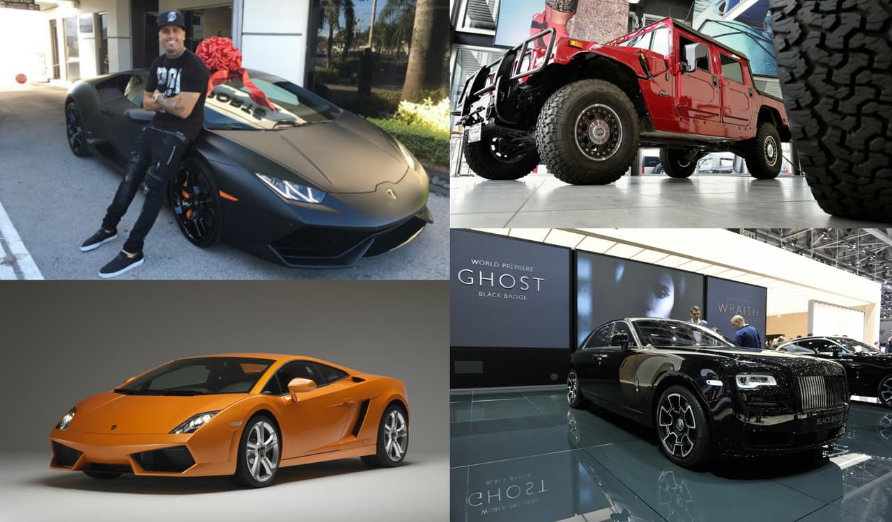 Nicky Jam no está sólo en su amor por los autos más caros y exóticos. Otros cantantes de reggaeton suelen conducir vehículos deportivos o de lujo extremo.