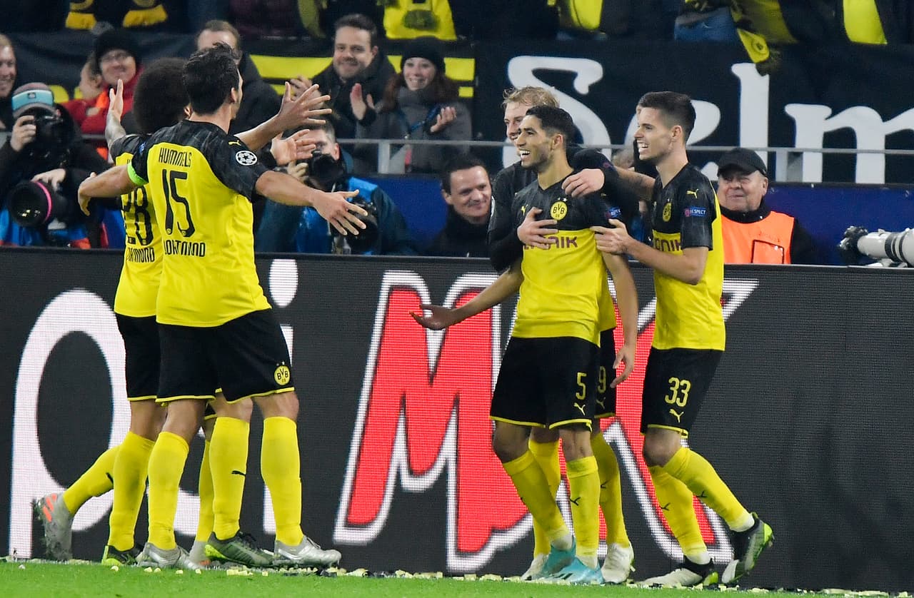 Borussia Dortmund 3-2Inter; Olympique de Lyon 3-1 Benfica; Valencia 4-1 Lille.