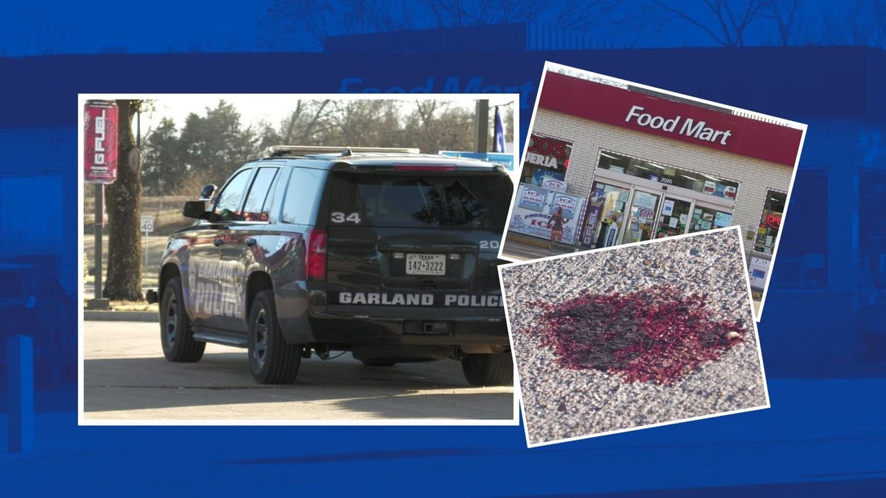 Sangrando del cuello, una mujer conduce hasta una estación de gasolina y recibe ayuda