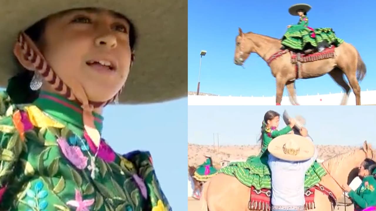 Jovencitas crean el primer equipo ecuestre de charrería en Valle de Coachella