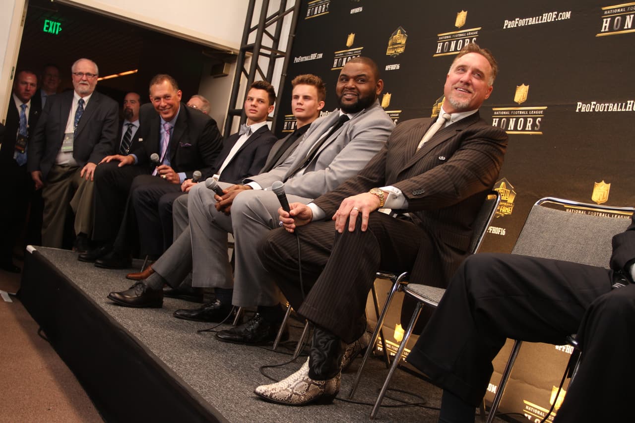 Entre los nuevos miembros del Salón de la Fama y los premiados durante el NFL Honors, la noche previa al Super Bowl y sus mejores imágenes detrás de cámaras.