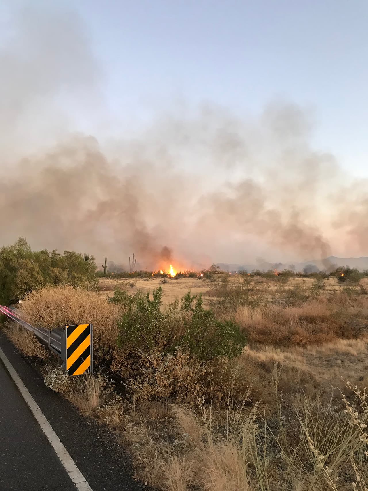Incendio Bush continúa creciendo y solo se ha podido contener un 5%.