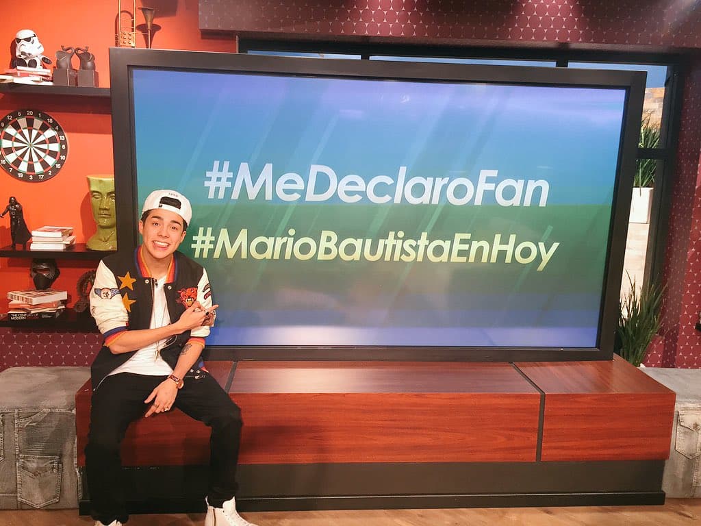 ¡Atentas, chicas! Mario Bautista estará con nosotros.