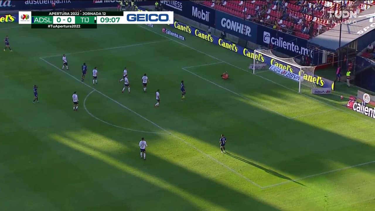 ¡TIRO ATAJADO! disparo por Abel Hernández.