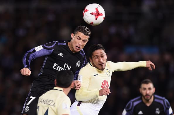 En el juego aéreo también estuvo bien custodiado la gran estrella del Real Madrid.