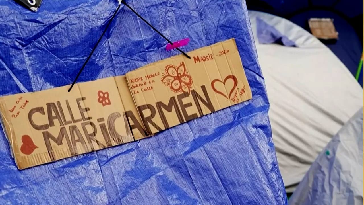 Madrid rinde homenaje a Maricarmen Abascal en medio de crecientes tensiones por manifestaciones por vivienda