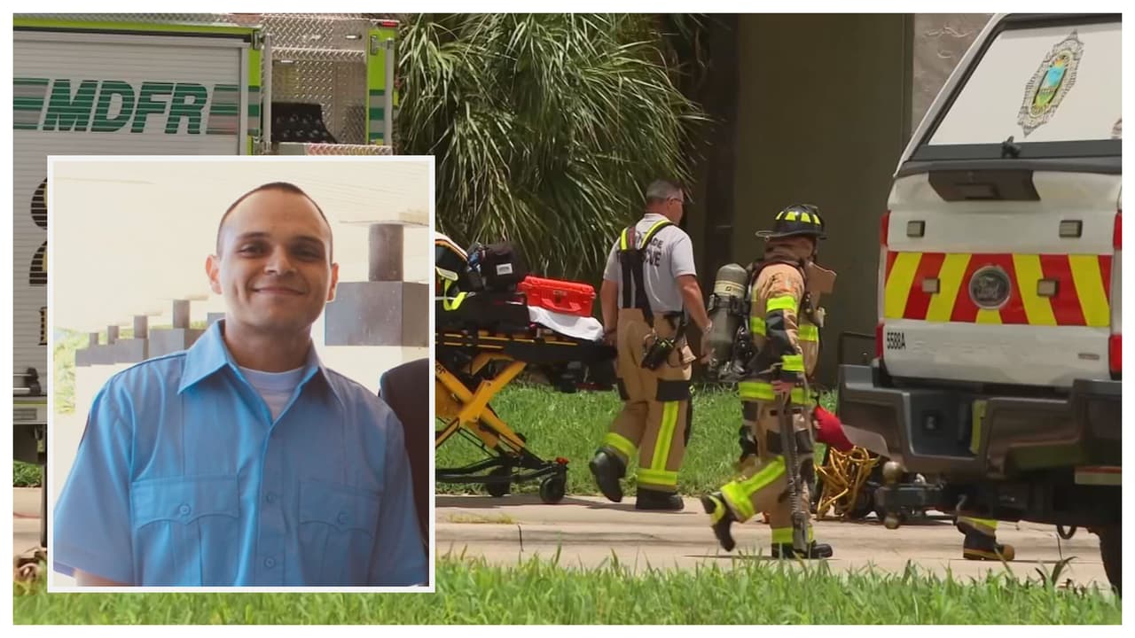 Identifican a víctima mortal de accidente en una práctica de los bomberos de Miami-Dade
