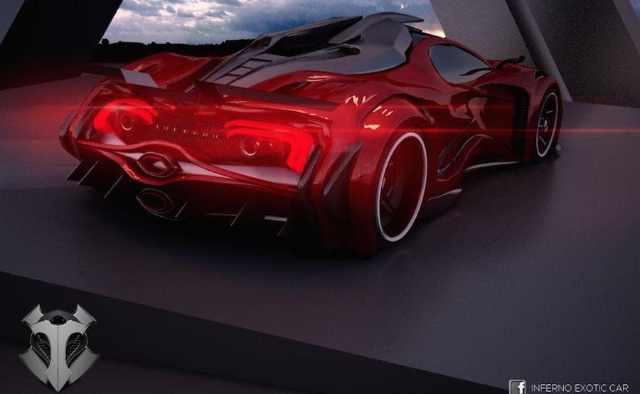 El interesante exterior del Infierno está fabricado por un compuesto patentado que emplea una mezcla de Aluminio, Zinc y Plata, denominada “metal foam”.