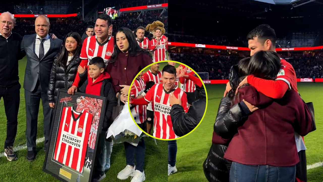 Hirving ‘Chucky’ Lozano se despide de PSV con lágrimas en el campo de juego 