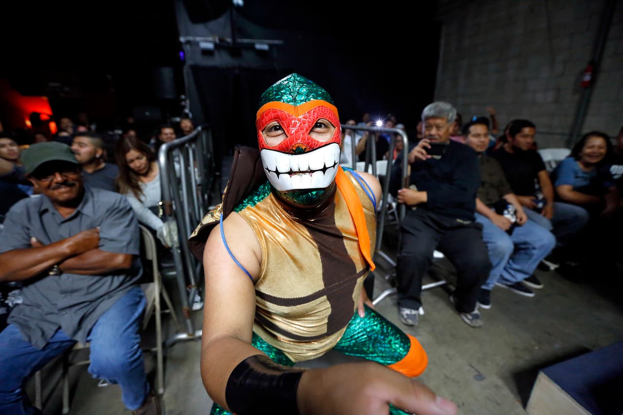 Algunos peleadores adoptan la identidad de personajes infantiles.