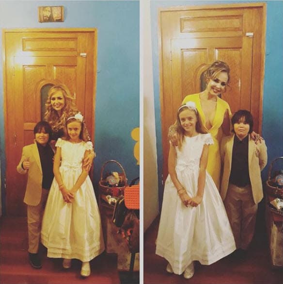 "Le encanta cantar, es un poco penosa pero tiene una voz muy linda y me encanta, toca la batería también y le encanta todo lo que es música, entonces mi hija yo creo que va por ahí. No se ha pensado en eso todavía (un lanzamiento profesionalmente), ni nada, solamente le gusta y lo hace, tiene su clase y todo, y bueno, yo veré qué va a ser al final de su vida, también le gustan los animales, entonces no sé qué va a ser", reveló en 
<a href="https://www.youtube.com/watch?v=dTguMm3GuAM">'Ventaneando'</a>.