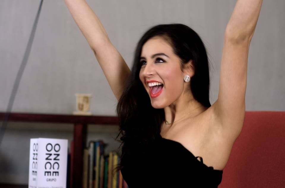 Su alegría de vivir la llevó a destacar en medios electrónicos, siendo ocasionalmente invitada a programas de la TV local de Tijuana.