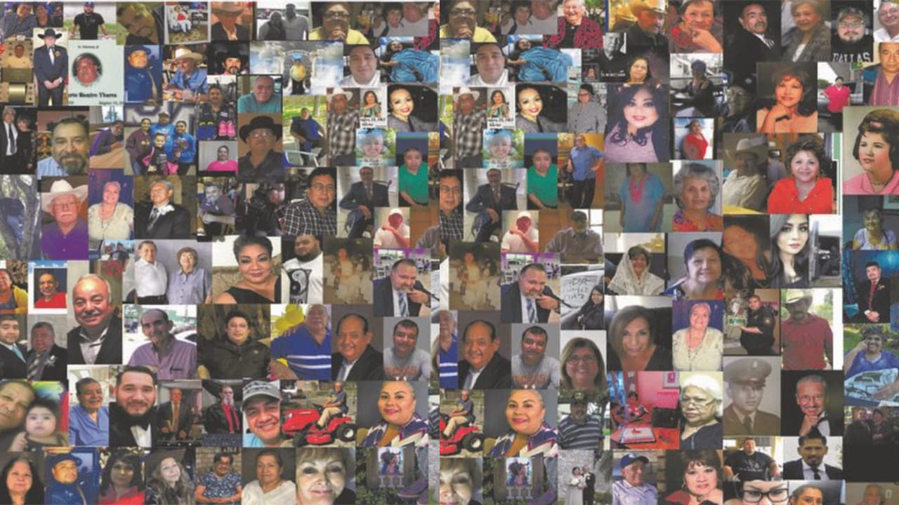 Cientos de víctimas de coronavirus son conmemoradas en vallas publicitarias en carreteras de Texas