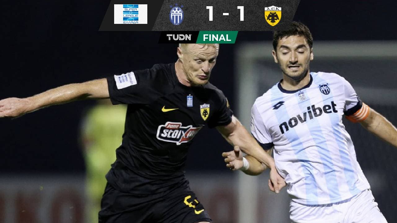 Rodolfo Pizarro fue titular pero AEK cede empate ante el Kifisia