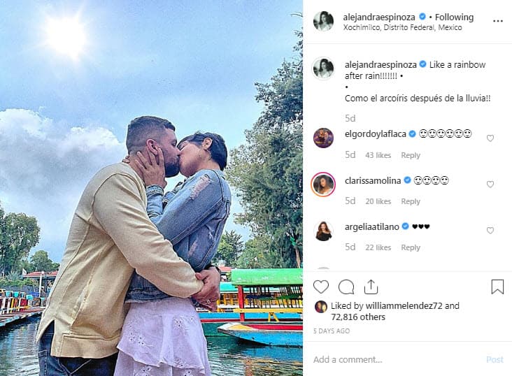 La distancia no ha sido impedimento para que pueda estar con su familia.