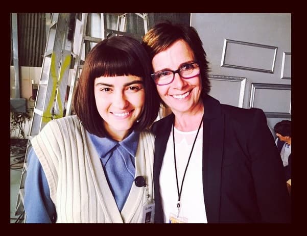 ¿Maite? Sí, estos días ha andado muy trabajadora.