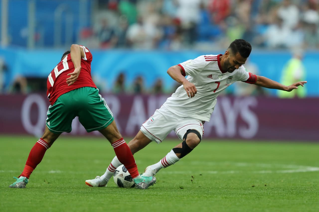 El partido parecía terminar sin que se lograra mayor diferencia a pesar de que Irán era más insistente por el empate.