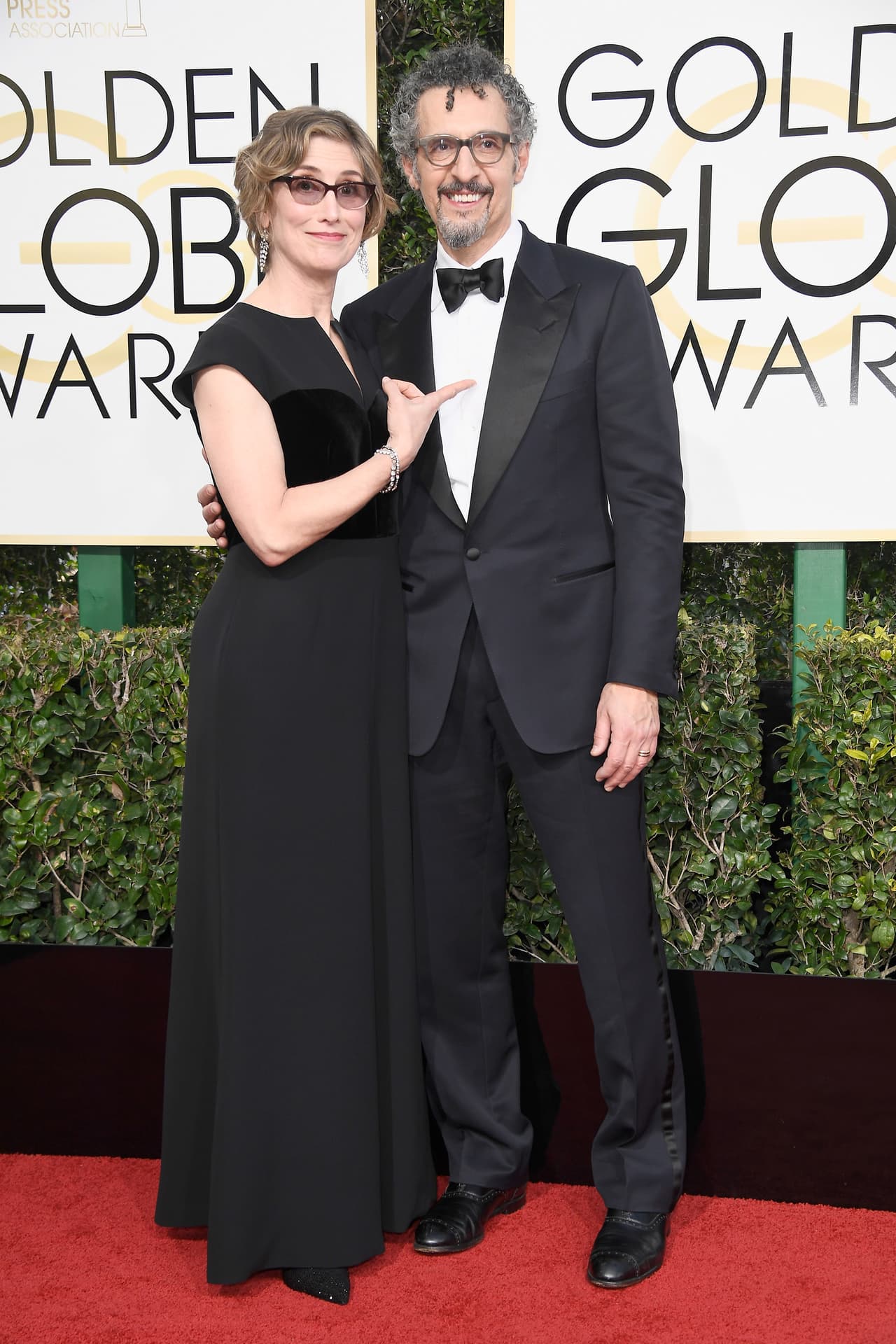 John Turturro con Katherine Borowitz.