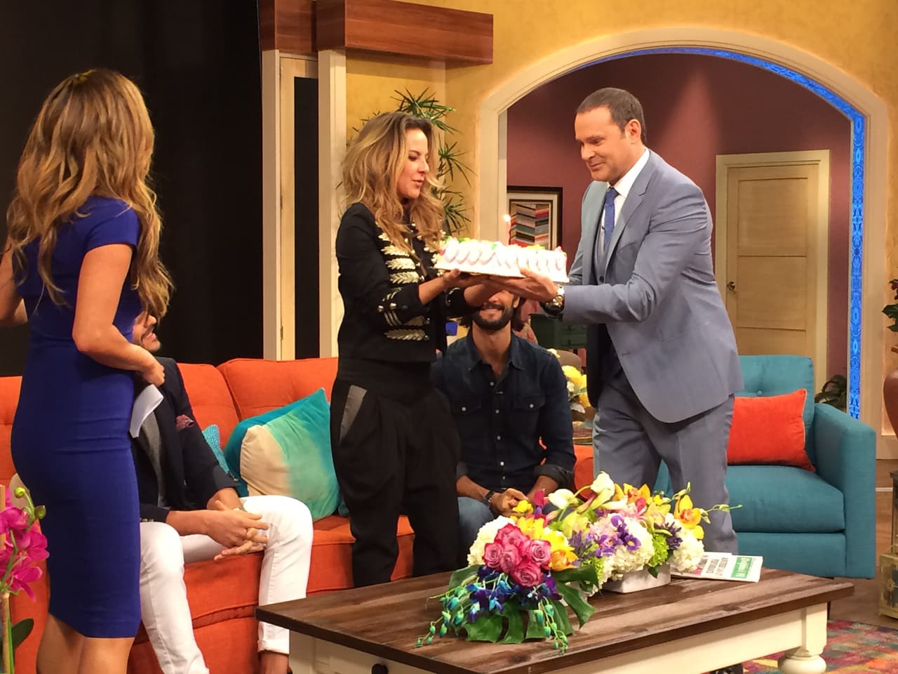 La actriz celebró su cumpleaños en la nueva casita de Despierta América.