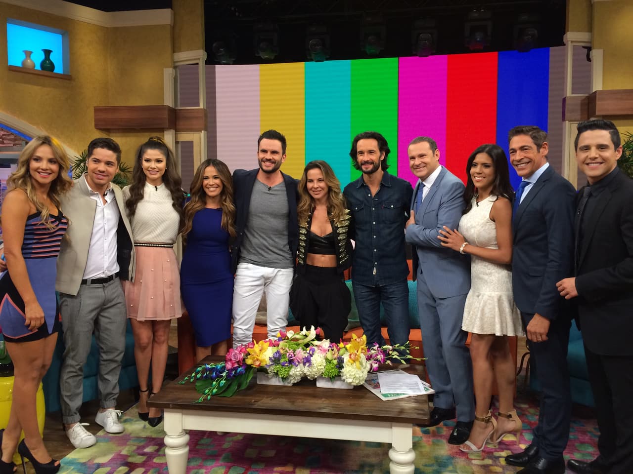 Al final, todos felices posando para la foto.