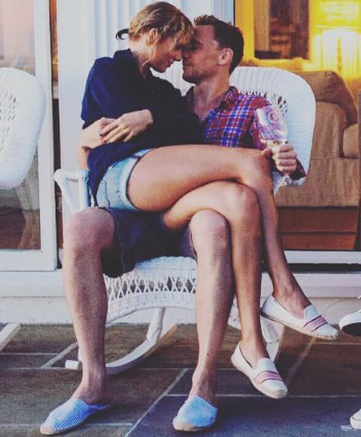 Aunque su romance ya no era un secreto, por primera vez Taylor y Tom aparecen muy acaramelados en las redes sociales.