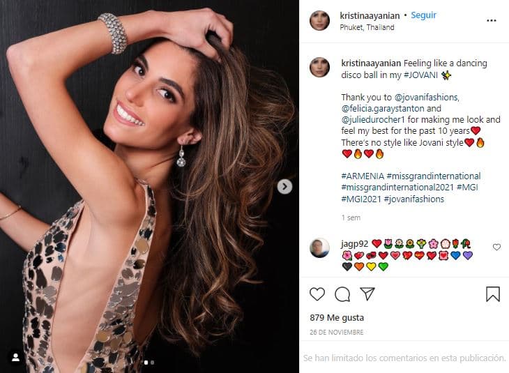 Kristina Goharik Ayanian, Miss Grand Armenia 2021