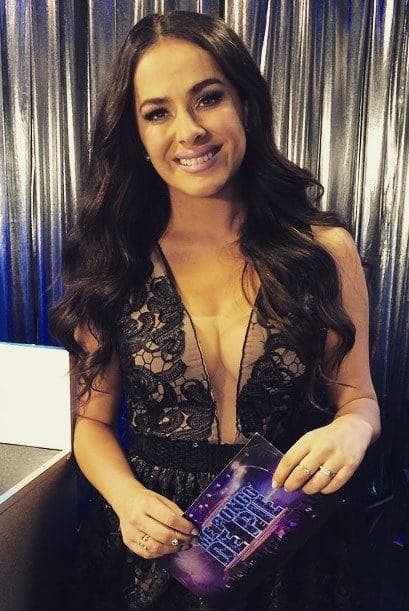 ¿Qué les pareció la nueva co-conductora de Me Pongo de Pie? Danna García estaba muy contenta de formar parte de este proyecto.