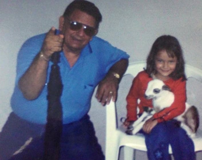 Desde chica siempre fue la conscentida de la casa.