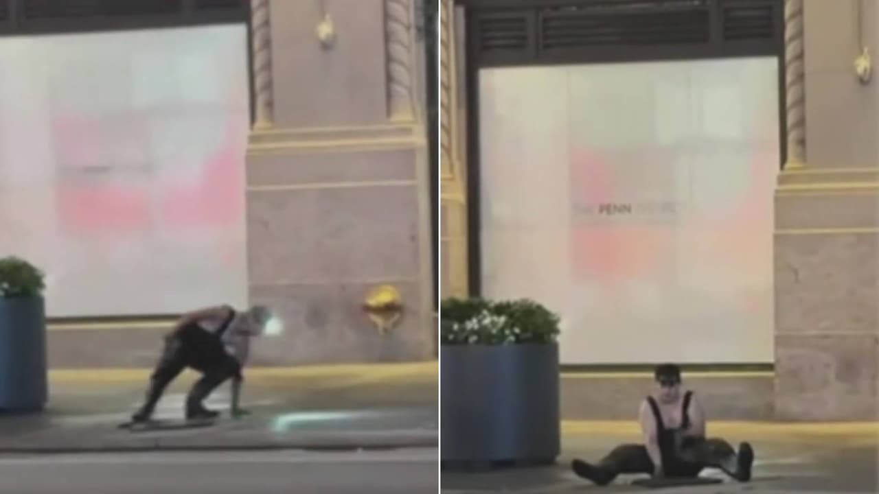 NYPD investiga video de tres personas saliendo de una alcantarilla cerca de Penn Station