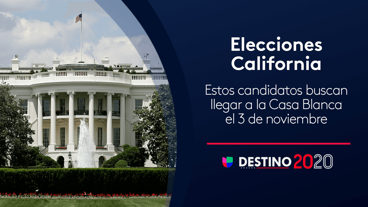 Estos candidatos buscan la presidencia y aparecerán en la boleta electoral de California 