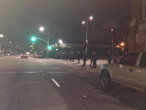 Usuarios de redes sociales compartieron fotos del bloqueo de la autopista 980 con el hashtag #JoeBart.