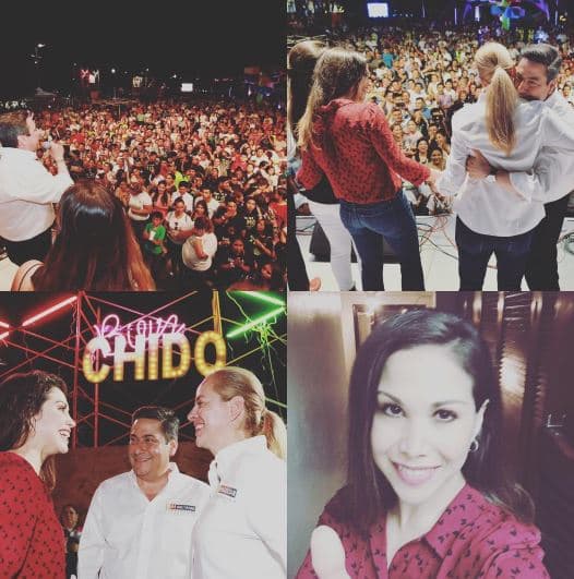 México no la olvida y cada vez que va de visita es invitada de honor en los eventos que se realicen durante su estadía.