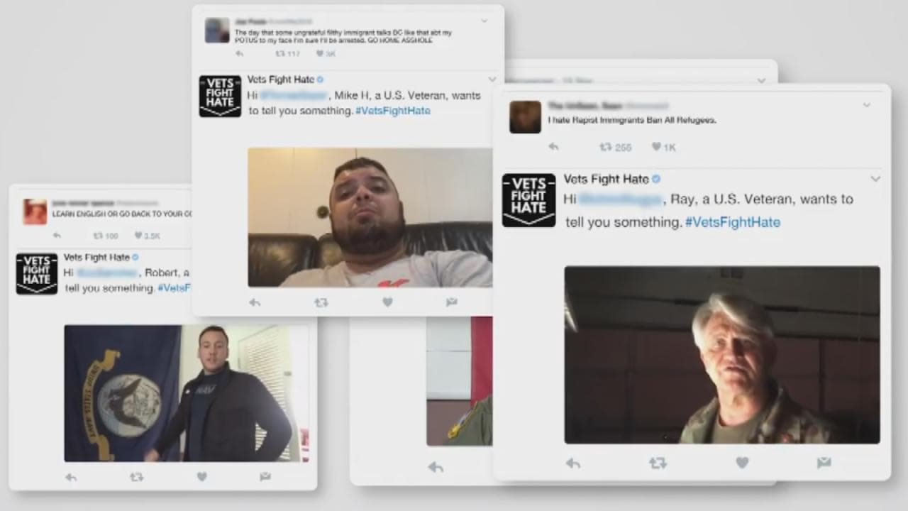 "Luché por ti y tu familia": Veteranos de guerra inmigrantes responden a los mensajes de odio de Twitter