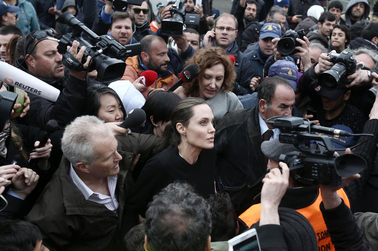 La actriz no tuvo más remedio que marcharse.