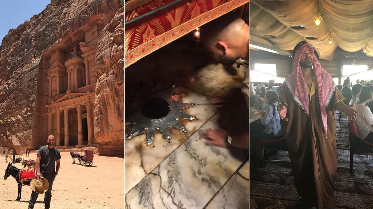 Siempre dándole gracias a Dios, conoció la Tierra Santa y el lugar exacto donde nació Jesús.