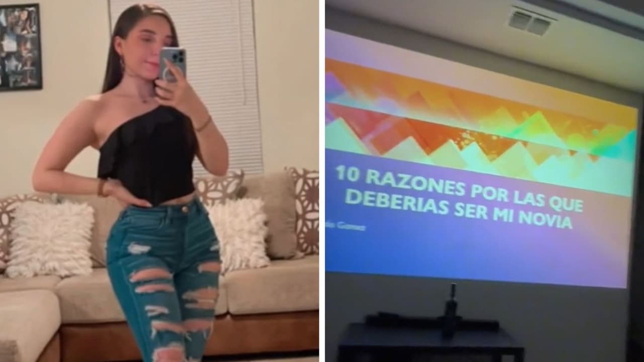 Pide a su pretendiente una presentación de Powerpoint para ser su novia y lo cumple: esto pasó