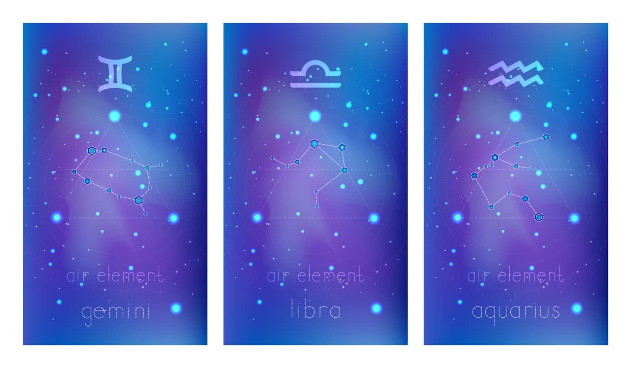 Con los signos de aire se puede despertar la imaginación y curiosidad, racionalizar los pensamientos, aplicar la objetividad en el análisis de los elementos de una situación y potenciar la facultad de discernimiento.