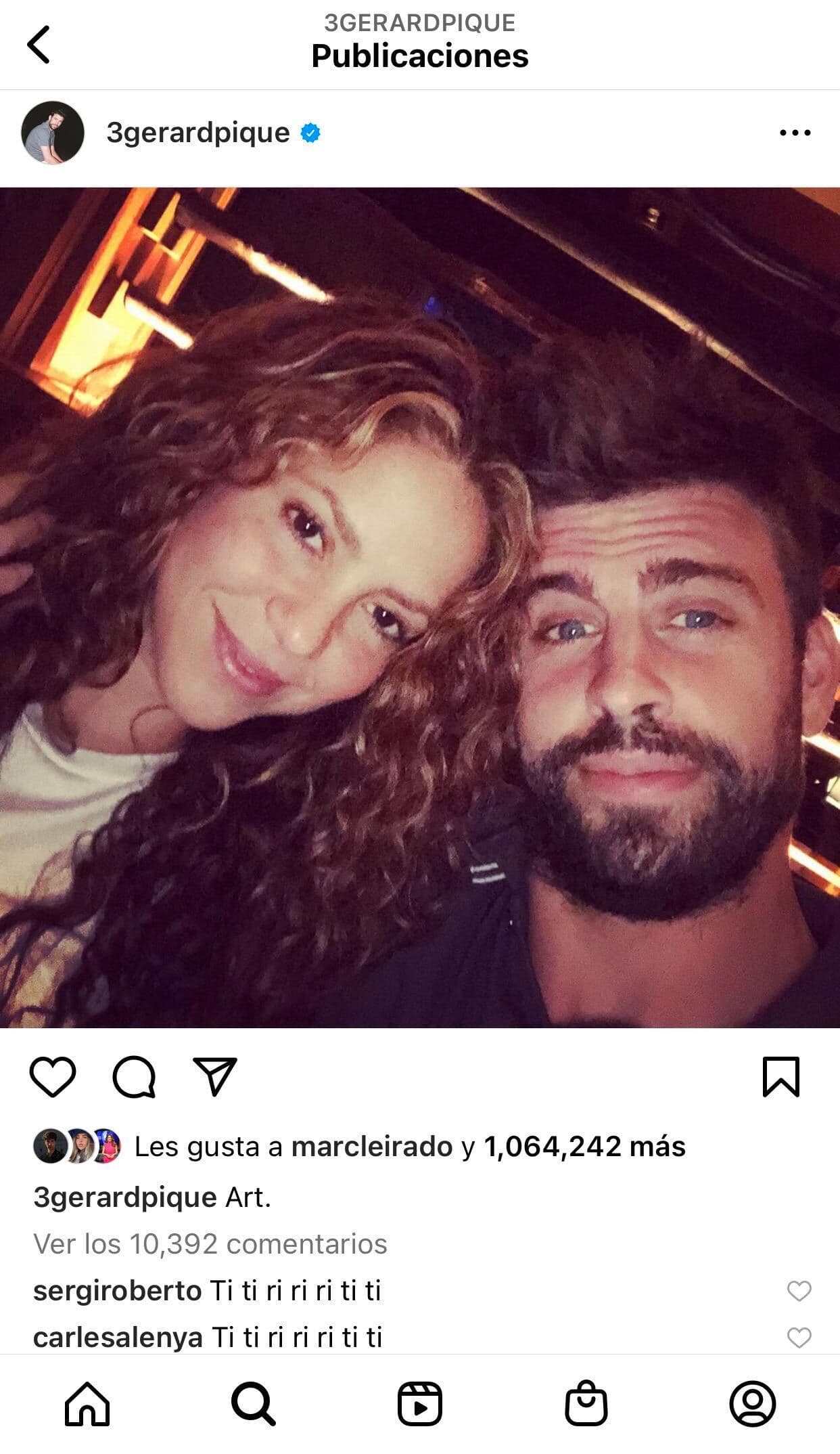 Y una más solo con la cantante a la que tituló "arte".