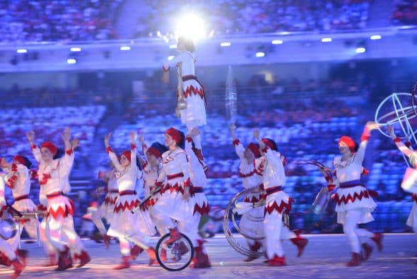 En la que los acróbatas sorprendieron a Sochi.