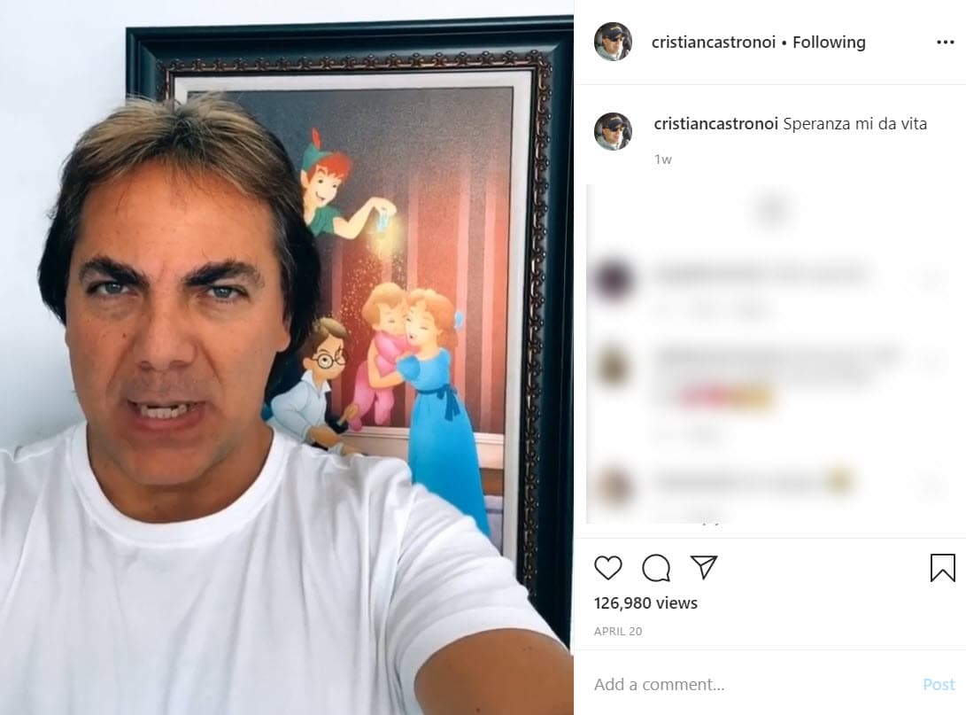 <b>Cristian Castro</b> hizo su última publicación en Instagram y Twitter el 20 de abril, al cantar una escena en Tik Tok.
<br>