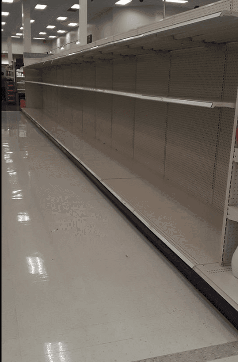 Como este almacén vacío en Target
<br>