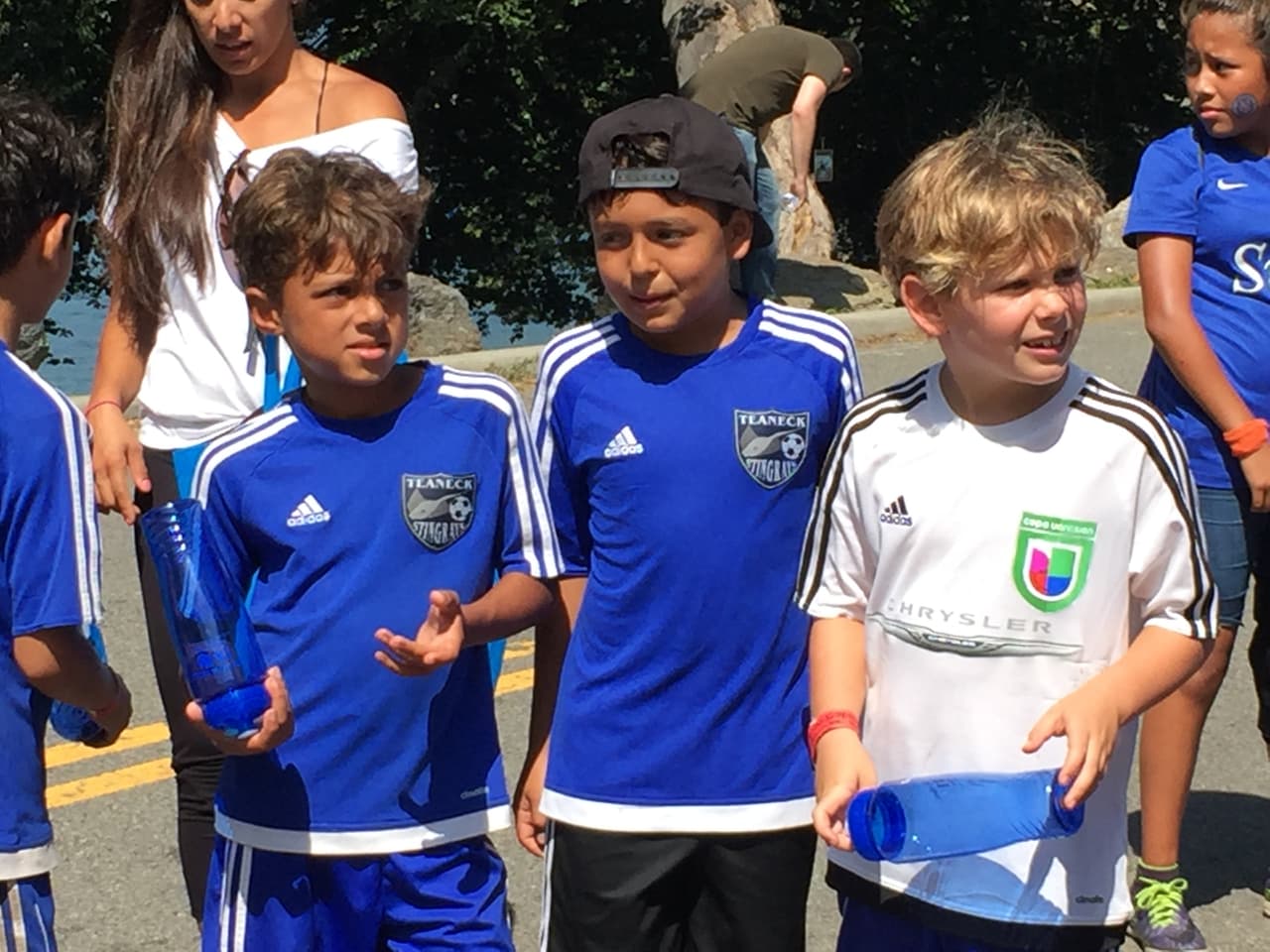 Los niños dijeron que el fútbol es amistad