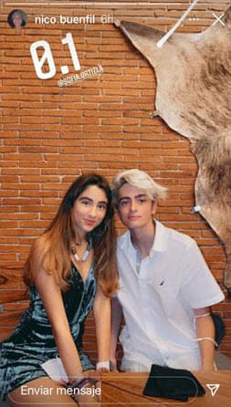 El 25 de febrero, hizo un 'live' en Instagram y fue cuestionado sobre cómo había conocido a su novia, pero solo se limitó a decir: 
<b><a href="https://www.instagram.com/p/CLu-oMblgv3/" target="_blank">"Es una larga historia"</a></b>.
<br>