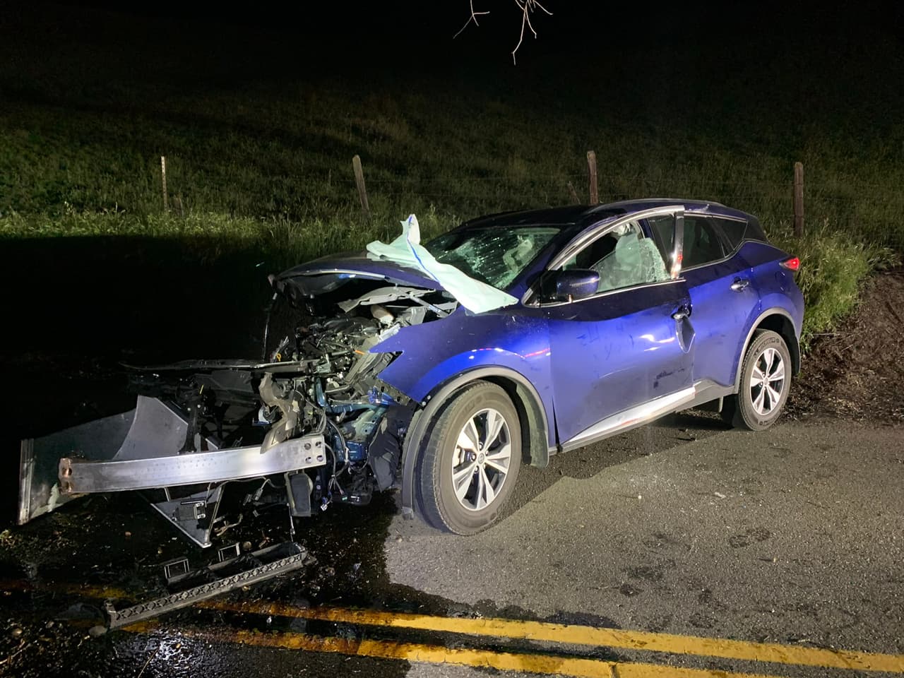 El accidente ocurrió minutos después de las 8:00 pm, en un camino en la región de Sloughhouse.