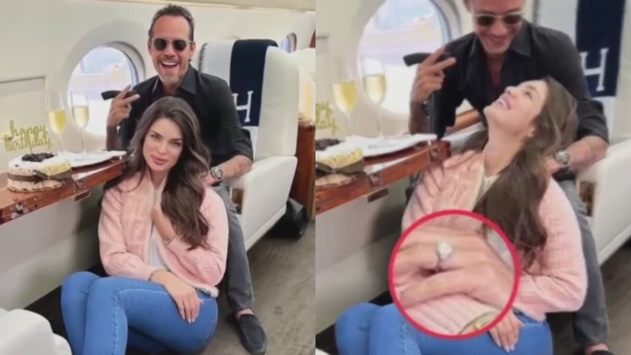 Además, en las imágenes se alcanza a apreciar un 
<a href="https://www.univision.com/famosos/marc-anthony-comprometido-reaparece-nadia-ferreira-fotos">enorme anillo</a> que Nadia porta y provocó sospechas de que 
<b>pudieran estar comprometidos</b>.
<br>