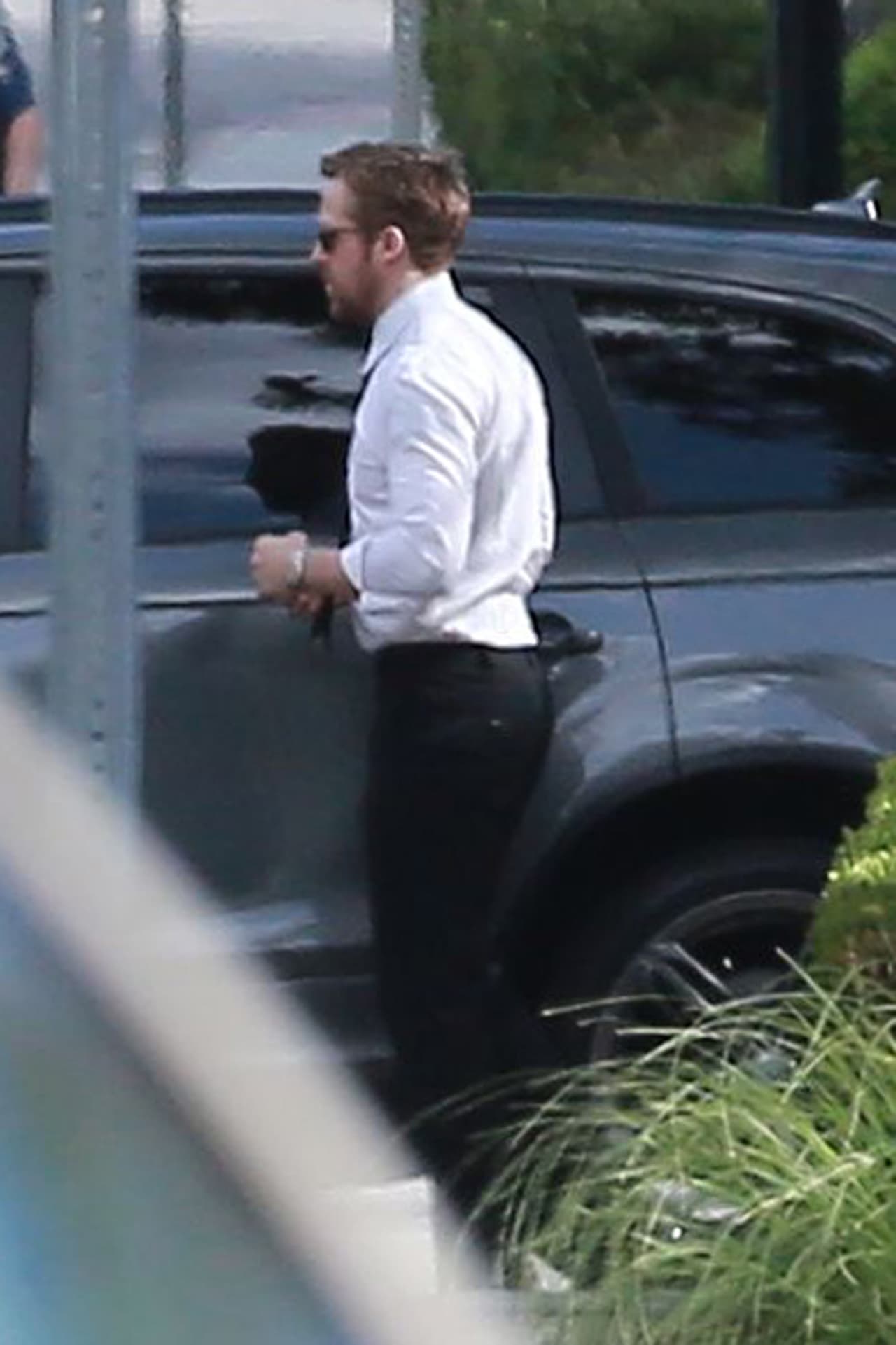 Ryan no se separó de ella durante todo el servicio fúnebre.