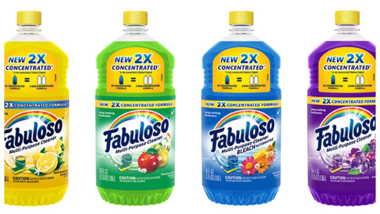 Retiran casi 5 millones de productos para la limpieza Fabuloso por bacteria peligrosa
