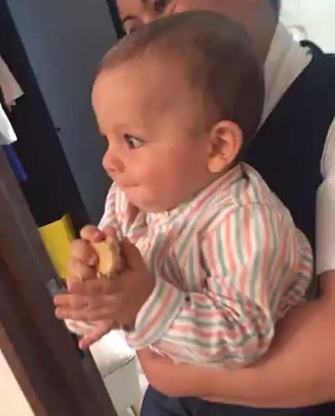 Seguramente ya se acostumbró a los reflectores y a las cámaras.