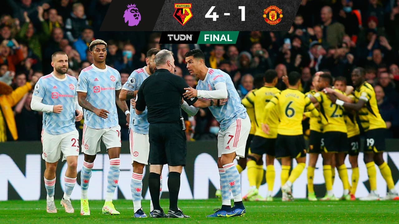 ¿Fuera Solskjaer? Manchester United sufre goleada ante Watford